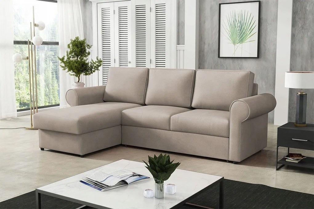 Rohová sedacia súprava Majadahonda (svetlobéžová)