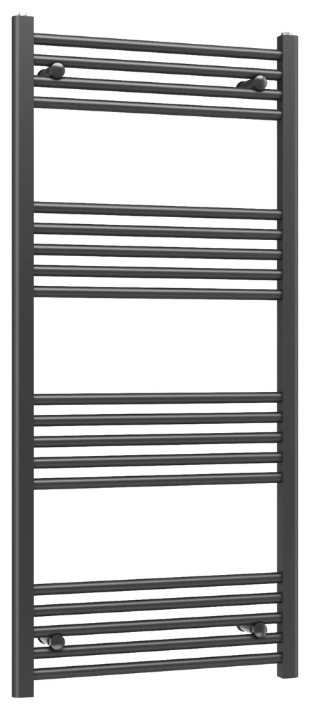 Erga Basic, vykurovacie teleso 1300x600 mm, 591 W, čierna, ERG-LAV-BASIC-13060-BK