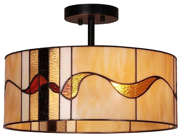 Prezent 212 - Luster na tyči TIFFANY 2xE27/60W/230V