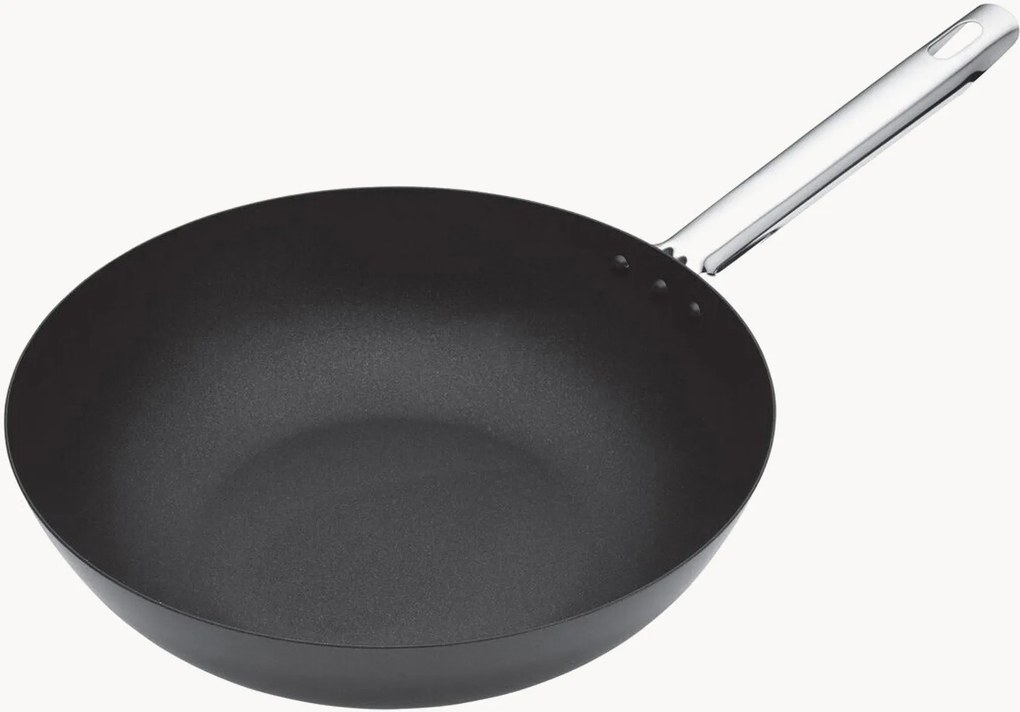 Wok z uhlíkovej ocele's nepriľnavým povrchom Professional
