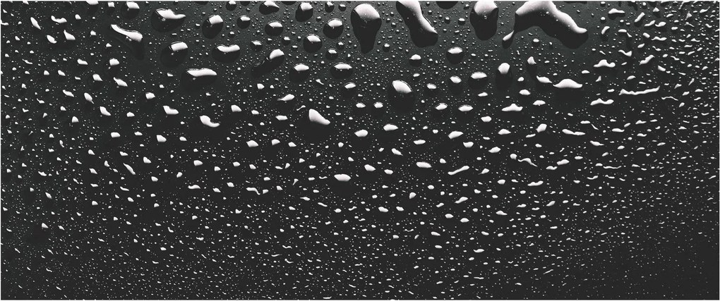 Obraz kvapiek vody (120x50 cm)