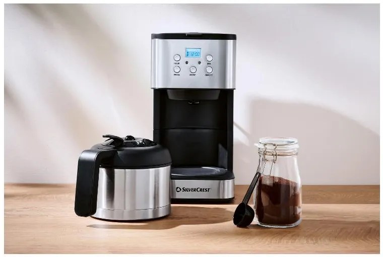 Silvercrest® Kávovar na filtrovanú kávu + Napeňovač mlieka EDS SMA 500 H1 (800011599)