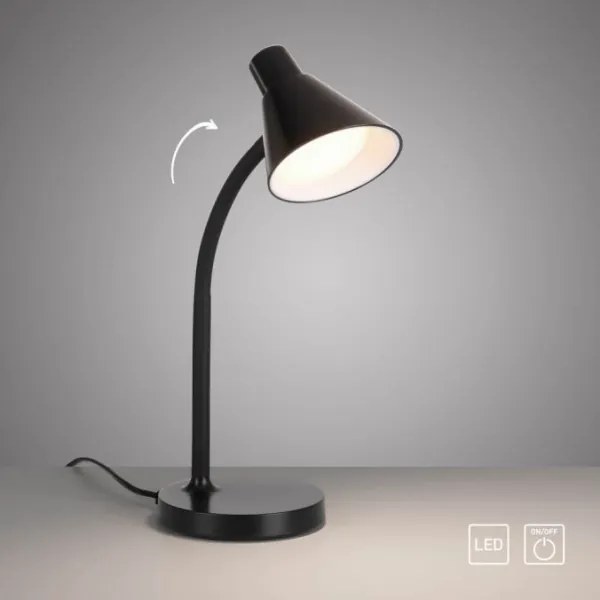 JUST LIGHT. 11248-18 - LED flexibilná stolová lampa PIXIE LED/4,5W/230V čierna