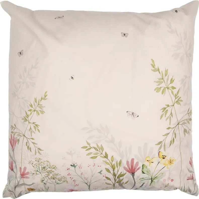 Obliečka na vankúš s lúčnymi kvetmi Wildflower Fields - 45*45 cm