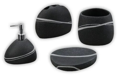 Sada kúpeľňových doplnkov Optima SIDAO 4 ks SADASID, 1 ks