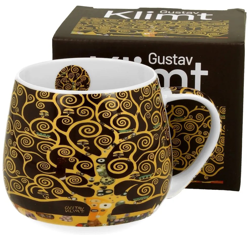 Porcelánový hrnček Klimt Tree Of Life 430 ml