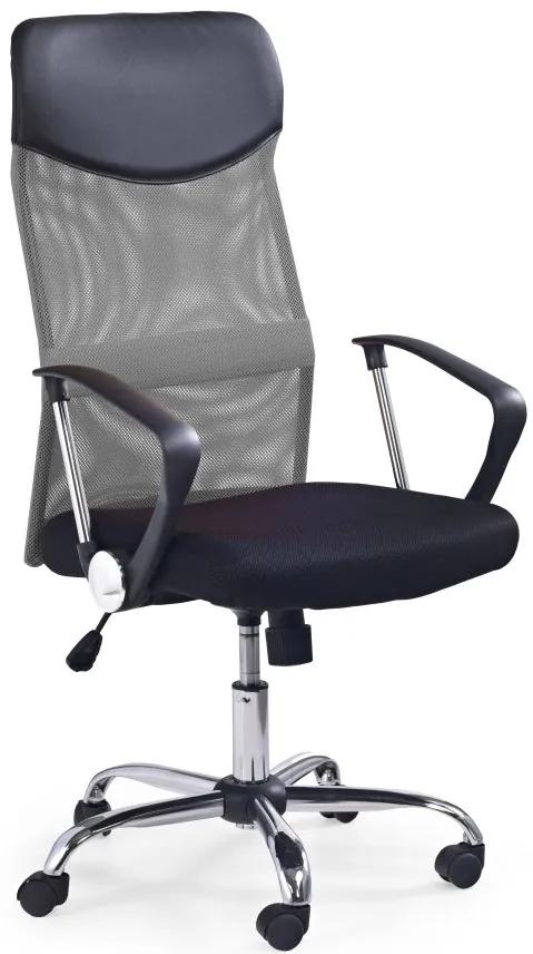 Kancelárska otočná stolička VIRE - látka, sieť, viac farieb Hnedá