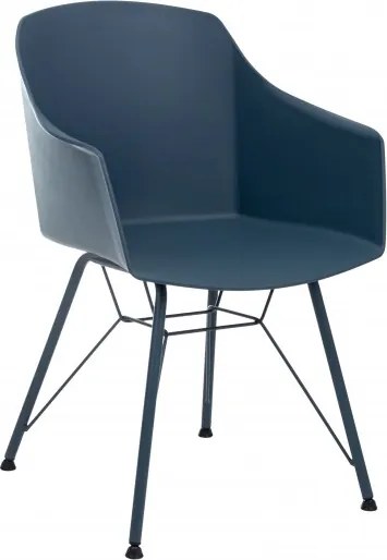 MI Stolička CLARA tmavomodrá