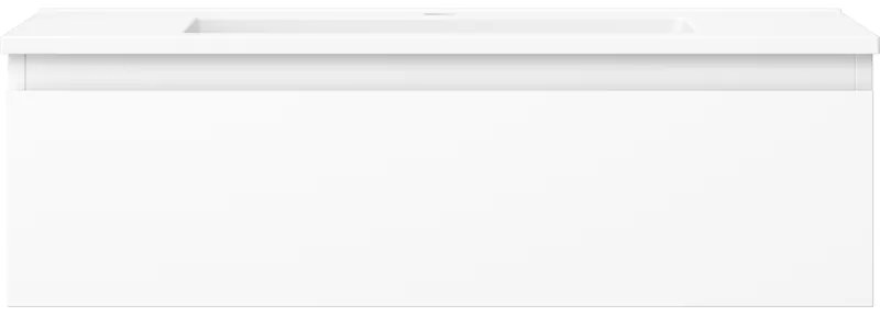 Mexen Orio, kúpeľňová skrinka 80 cm s umývadlom Otis, 1 zásuvka, biela matná, 91A10-08023-1-BF01-W18M01