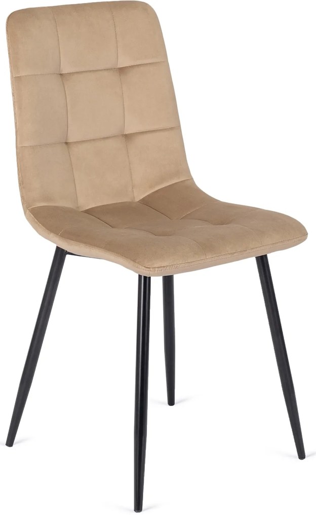 PROXIMA.store - Čalúnená jedálenska stolička PERU FARBA: tyrkysová, FARBA NÔH: čierna