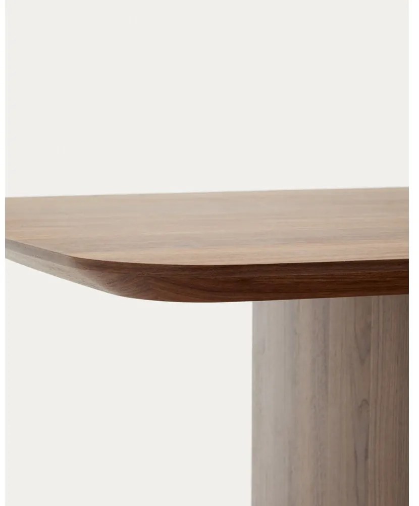 Hnedý jedálenský stôl v dekore orecha 100x240 cm Litto – Kave Home