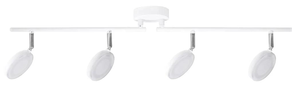PLX LED stropné bodové osvetlenie COOPER, 4x5W, teplá biela, biele