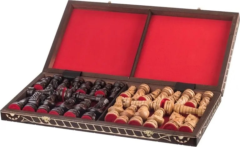 ČistéDrevo Drevené šachy 60 x 60 cm