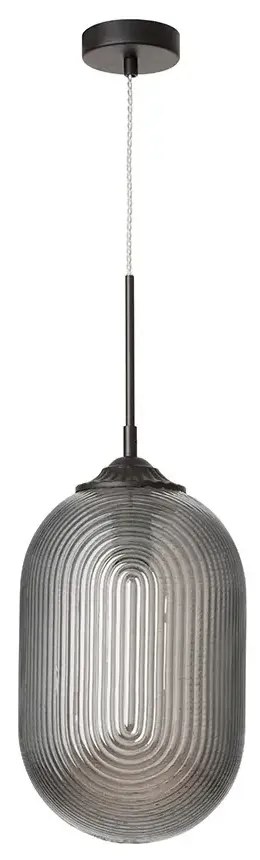 Luxusný luster Athena 22.5 tmavo sivé