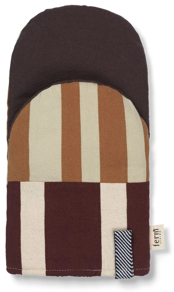 Ferm Living Chňapka z organickej bavlny Patchwork