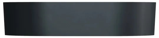 OMNIRES OVOUNBLV - Umyvadlo OVO 55x36 cm dolomit matná černá láva