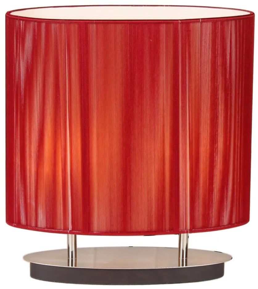 Candellux Tabel Lamp ARTEMIS 2X60W E27 Red 41-10165