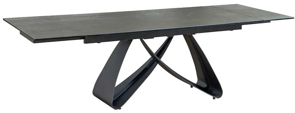 Rozťahovací keramický stôl Bayarmaa 180-220-260 cm hrdza