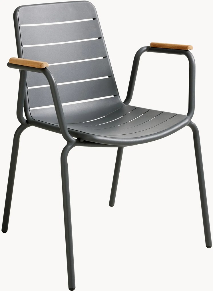 Záhradná stolička's opierkami z tíkového dreva Parc