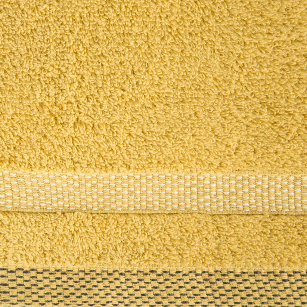 FROTÉ UTERÁK RIKI 30X50 CM HORČICOVÁ