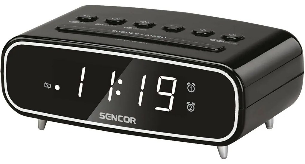 Sencor SRC 2600 B rádiobudík, čierna