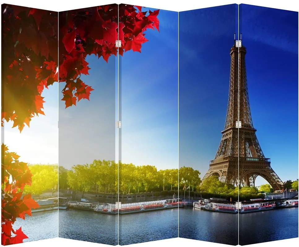 Paraván - Jeseň v Paríži (210x170 cm)