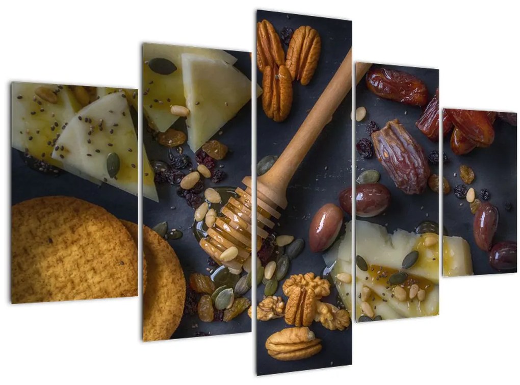 Obraz so sušeným ovocím (150x105 cm)