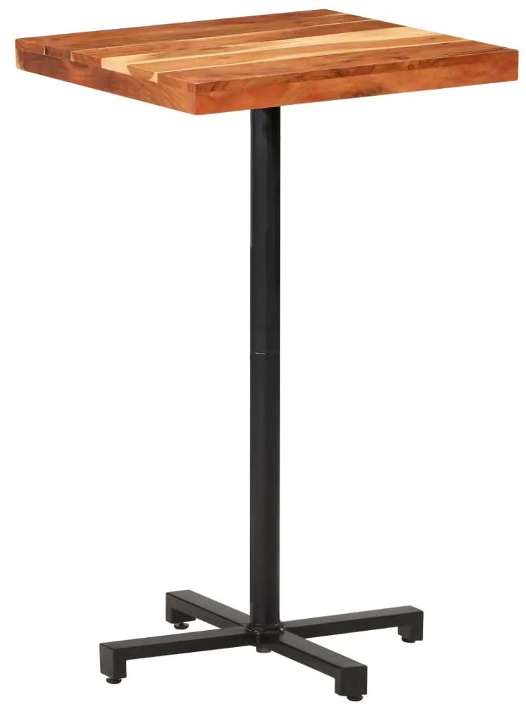 Barový stôl štvorcový 60x60x110 cm akáciový masív