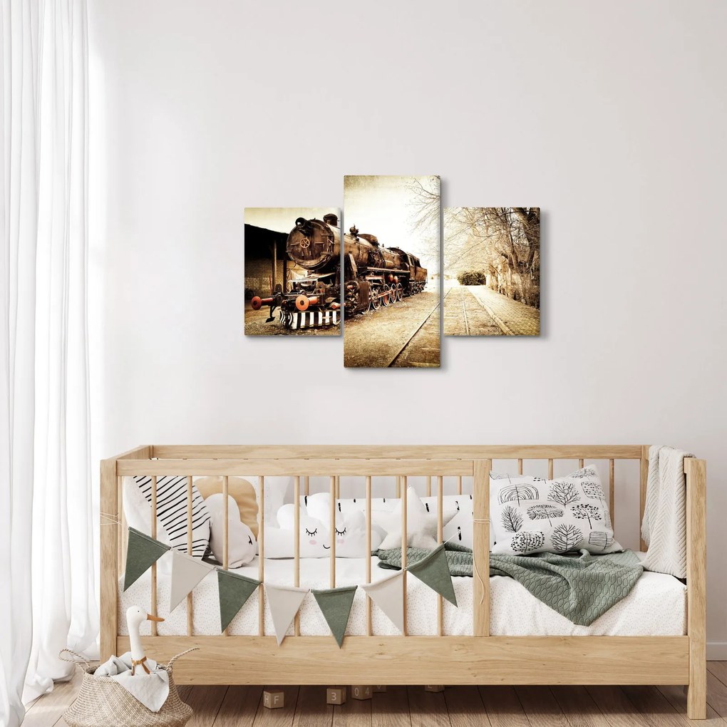 Obraz - Historická lokomotíva (90x60 cm)