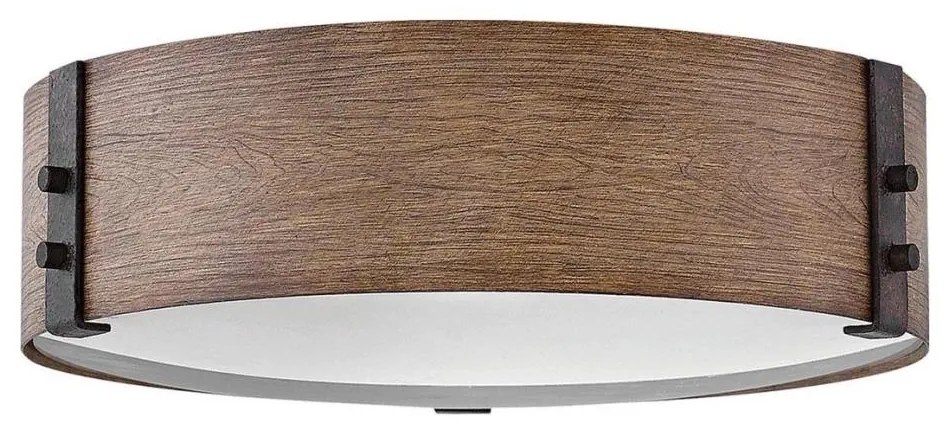 Hinkley HK-SAWYER-F-M-SQ - Stropné svietidlo SAWYER 3xE14/40W/230V pr. 38cm hnedá