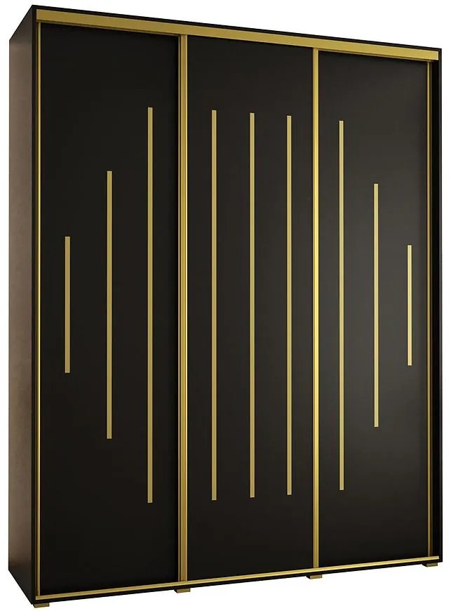 Skriňa 45 Canaris 12 200 čierna/gold