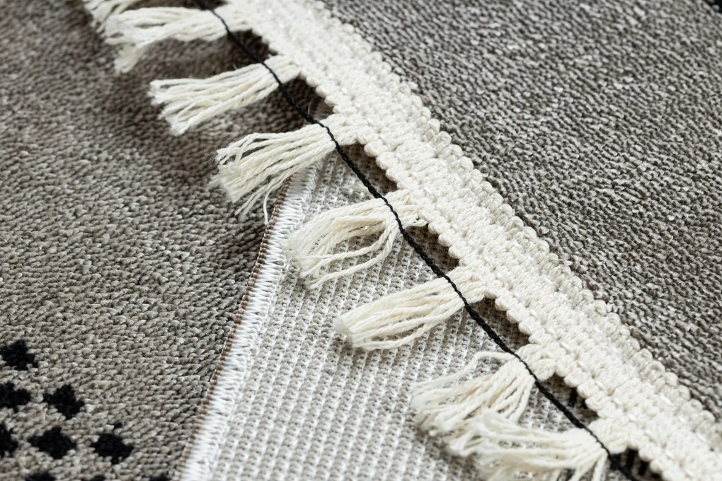 Koberec AMOUR 53098A béžovo/ čierny- grécky