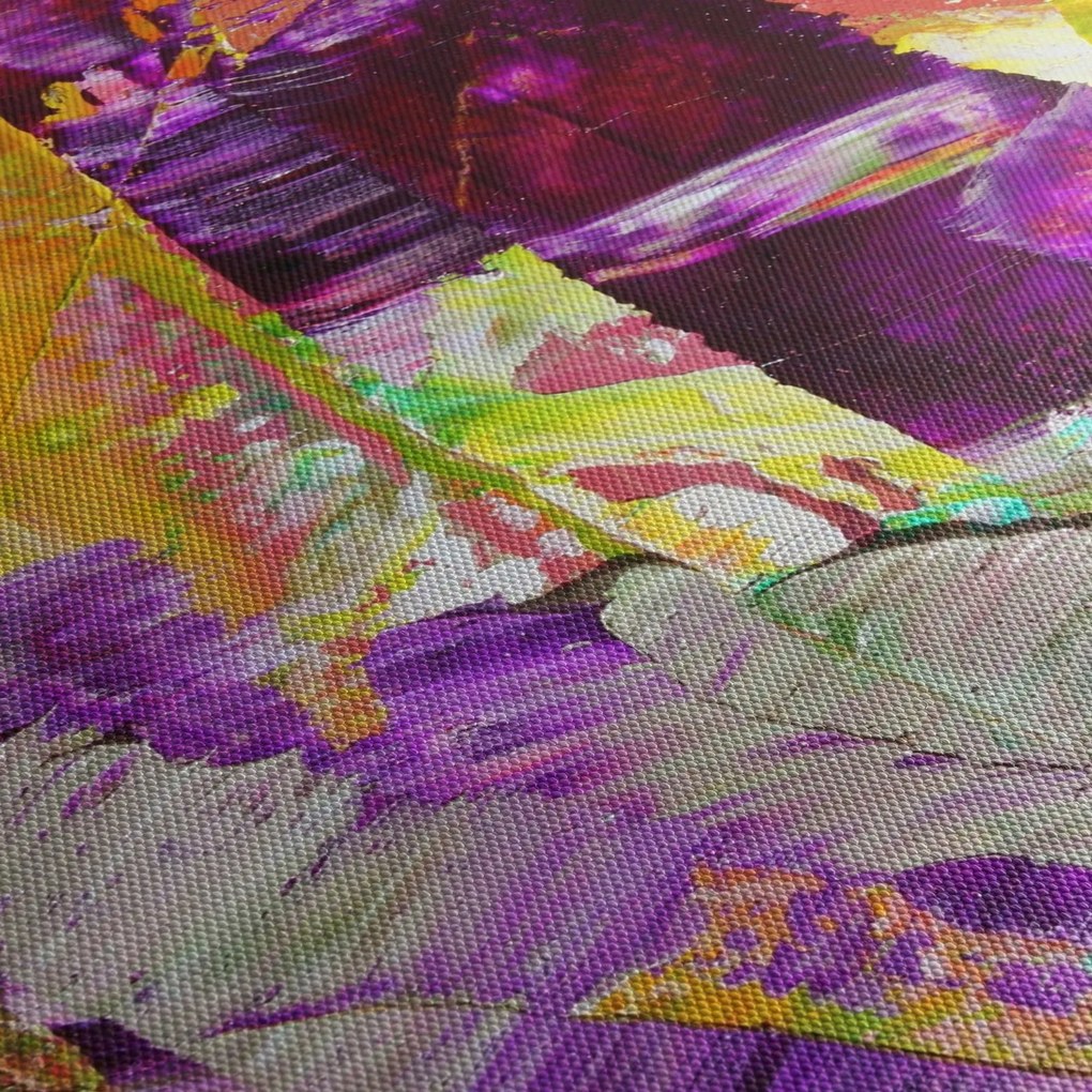 Obraz abstrakcie - maľba (70x50 cm)