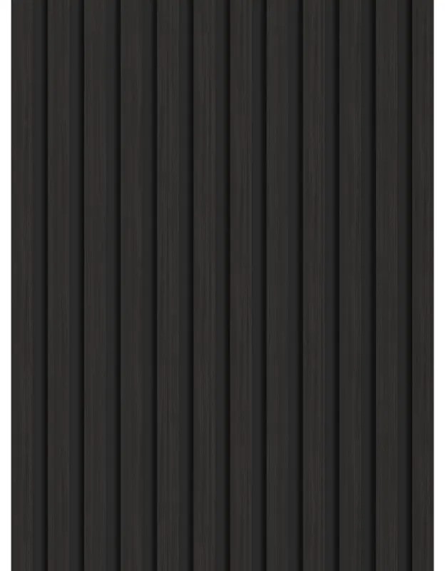 Mexen Lam-B, akustické stenové lamely 275 × 30 cm, HDF doska 4 mm, technická dyha, eben čierny, S100-275307-3015-023