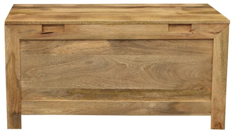 Truhlica Hina 90x45x45 z mangového dreva Mango natural