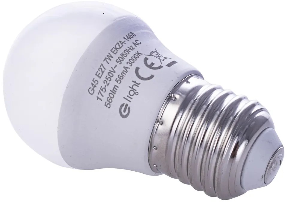 LED žiarovka E27 teplá 3000k 7w 560 lm