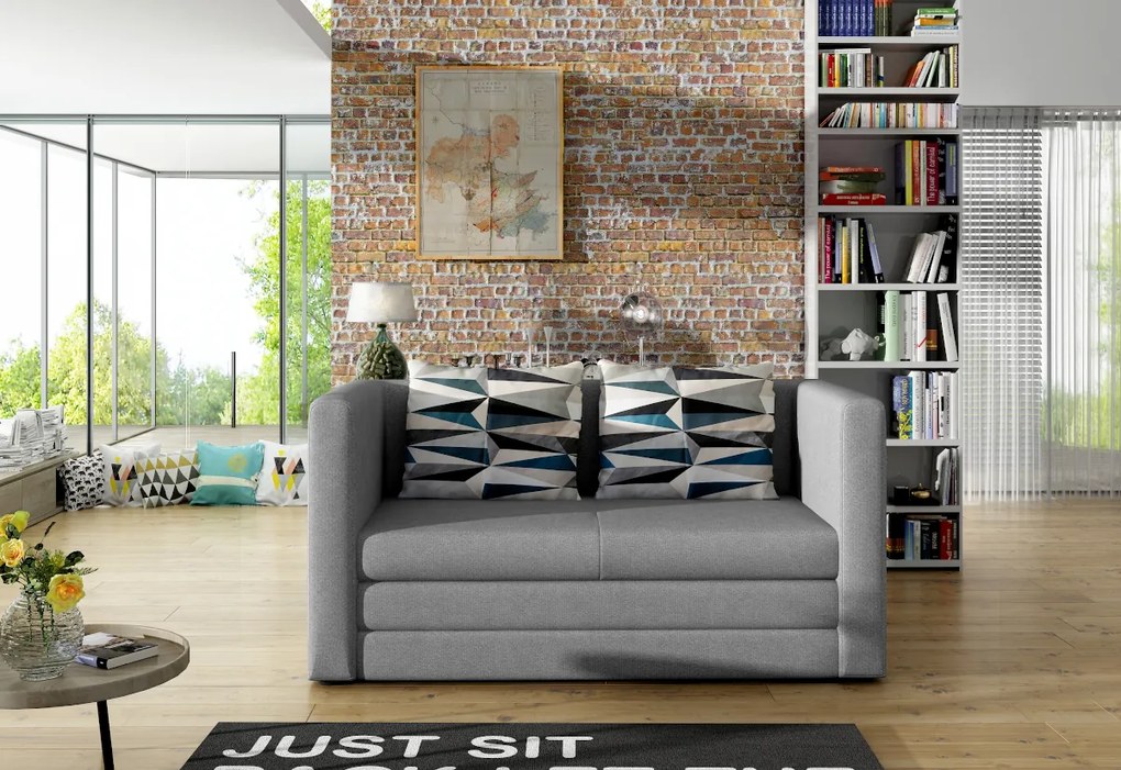 Rozkladacia pohovka AVEN, 132x70x65, alova14/lima75