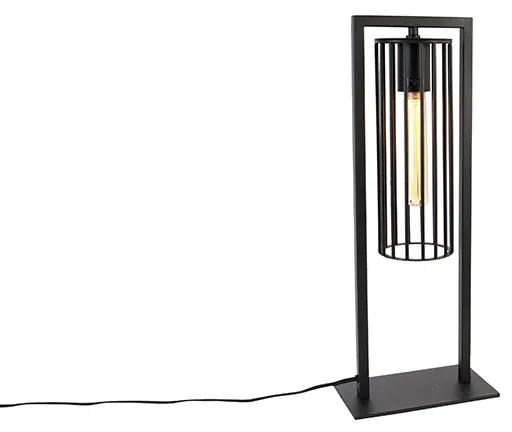 Moderná stolová lampa čierna - Balenco Wazo
