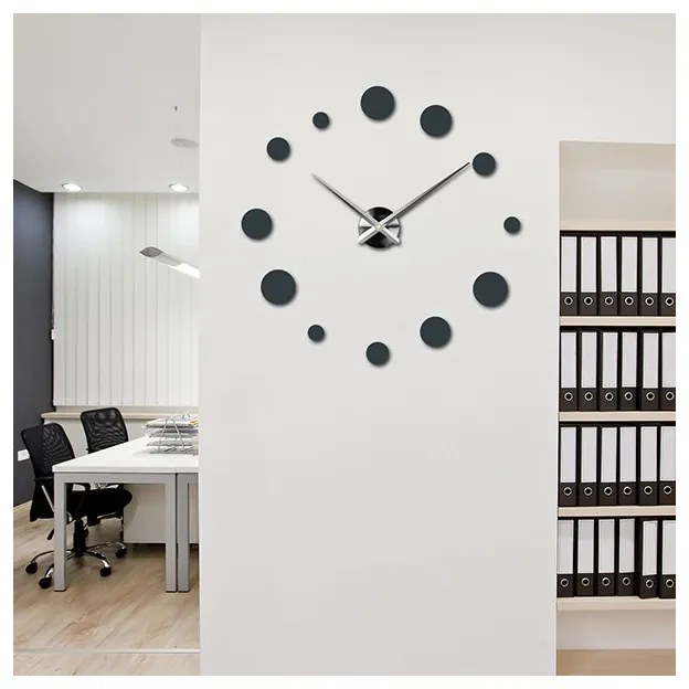 Veľké nástenné nalepovacie hodiny DIY I SENTOP 12S044
