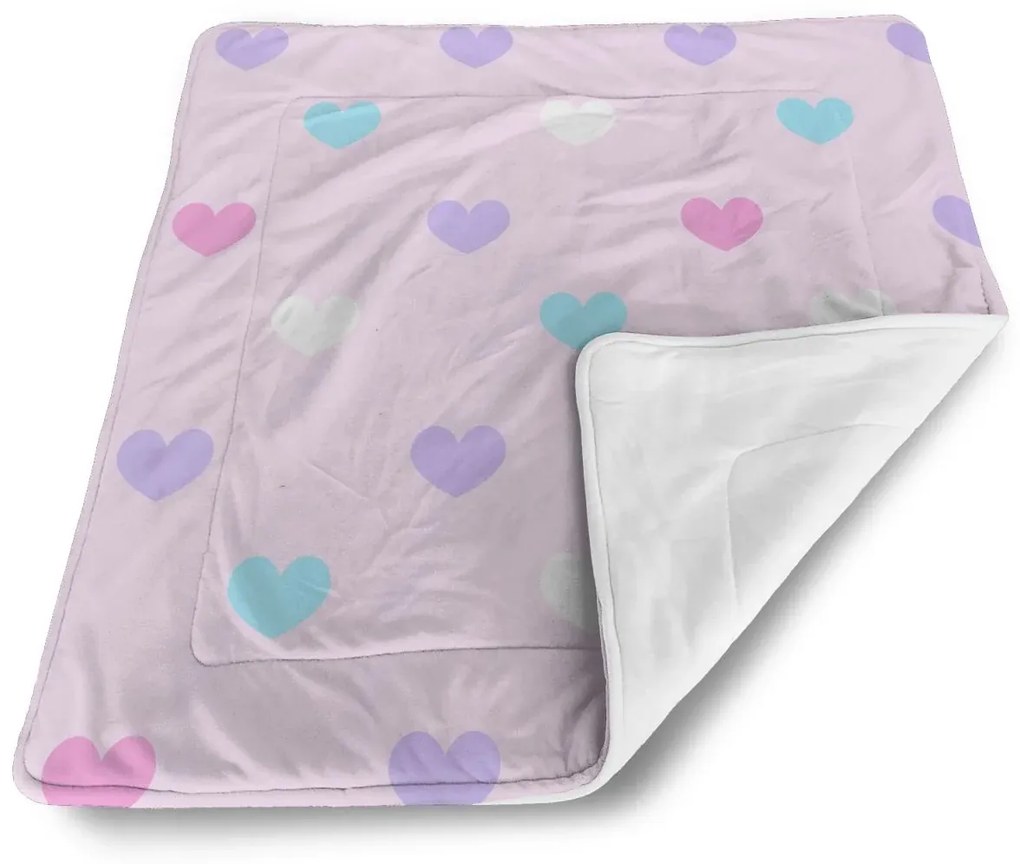 Sablio Deka pre bábätko Srdce vedľa srdca - 80x100 cm