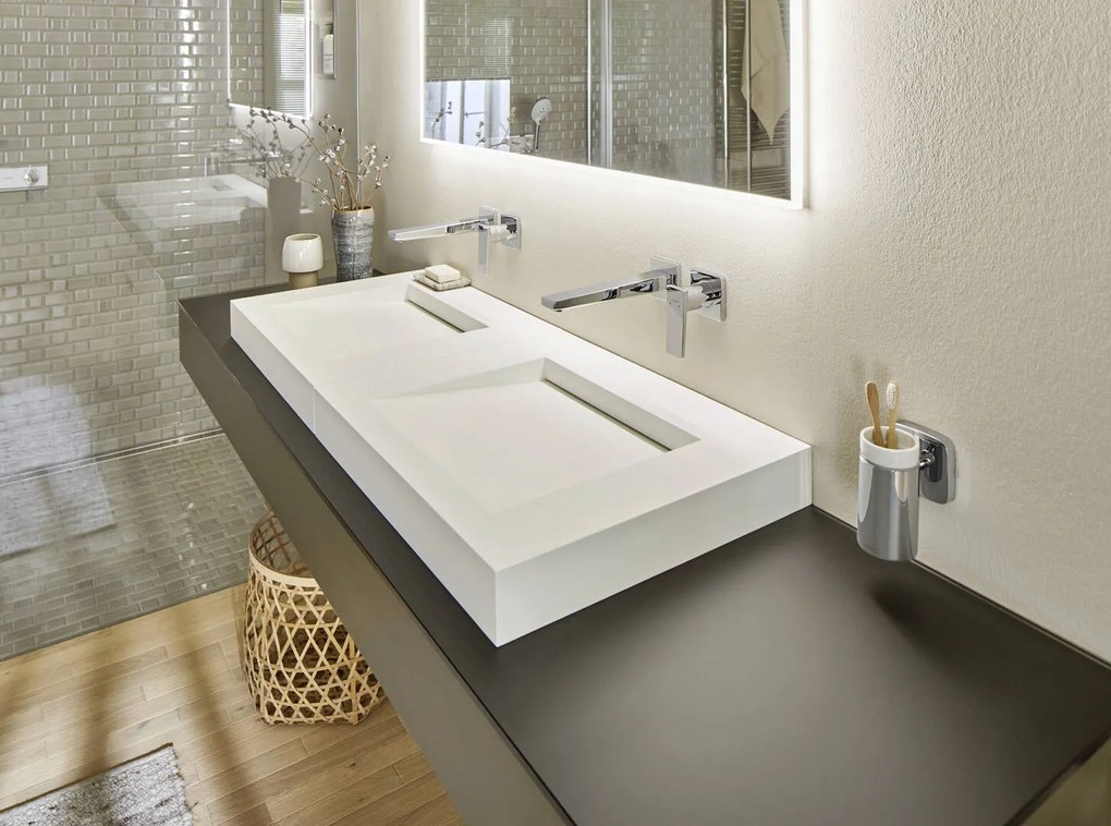Hansgrohe Metropol, umývadlová batéria pod omietku 225 mm, 2-otvorová inštalácia, chrómová, HAN-32526000