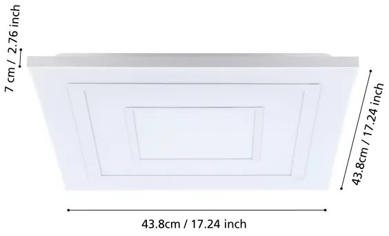 Eglo 900959 - LED RGBW Stmievateľné stropné svietidlo ALBARCA LED/18W/230V + DO