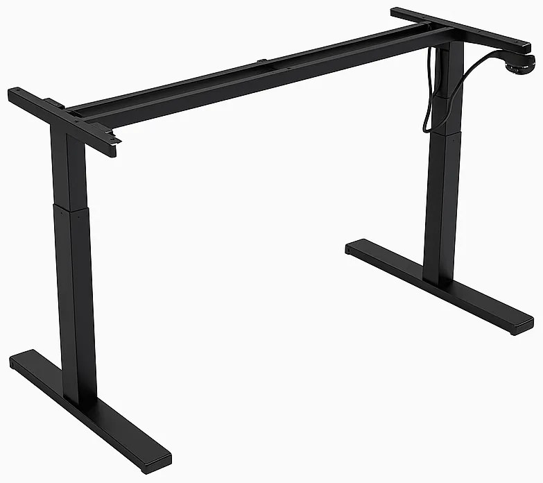 Herný stôl BR04 tmavohnedý s čiernym rámom 140 cm
