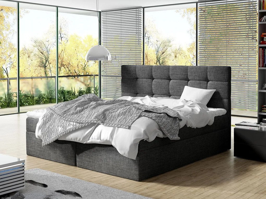 Manželská posteľ Boxspring 160 cm Cinara (muna 10). Vlastná spoľahlivá doprava až k Vám domov. 1054105
