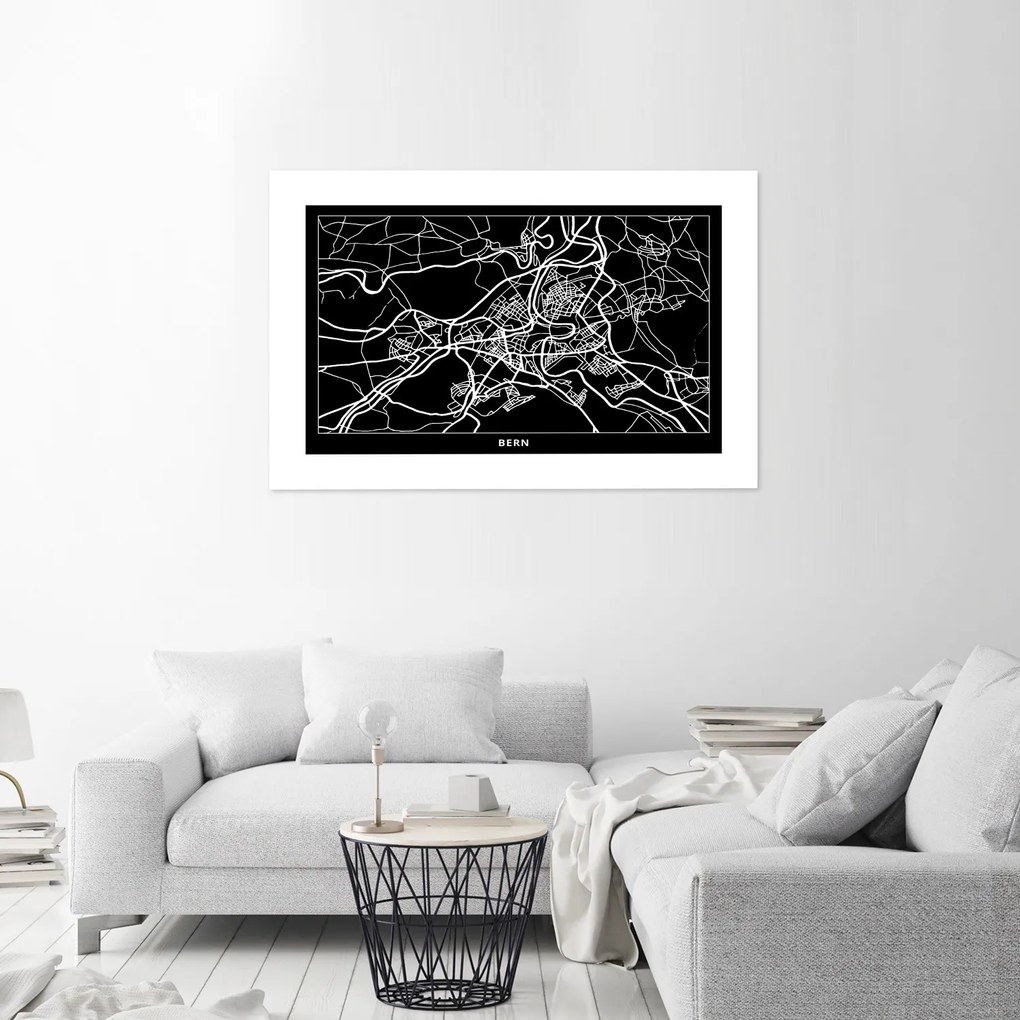 Gario Plagát Plán mesta Brno Farba rámu: Bez rámu, Rozmery: 90 x 60 cm