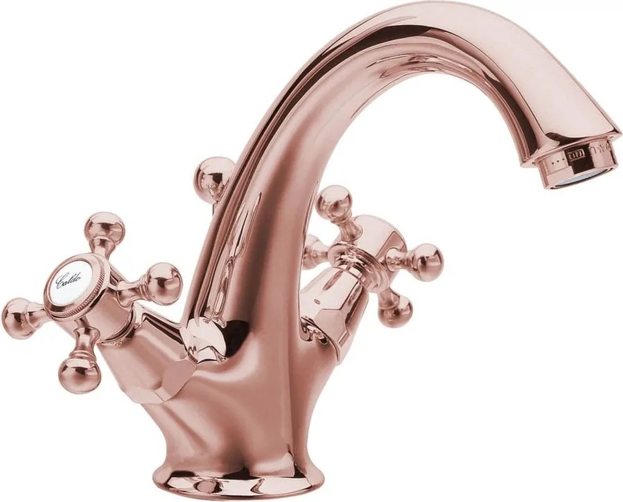 Ružová stojančeková umývadlová batéria Antea – Sapho