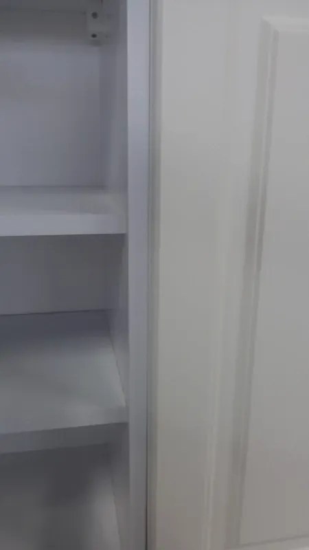 Kuchynská linka Lady - biela s prac. doskou 2M, biela/dub lancelot