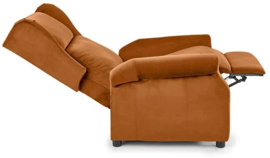 Polohovacie kreslo RELAXA hnedé