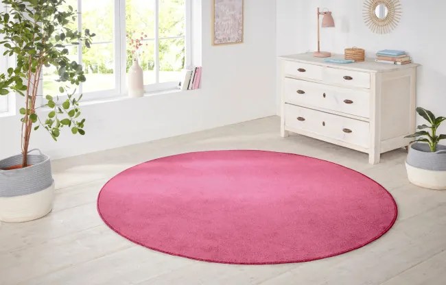 Koberec Hanse Home Nasty ružový kruh