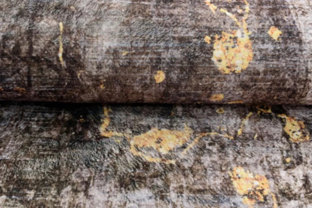 TA Koberec Y-272A FLANNEL PRINTED Sivý (flanelový) Obdĺžnikový Rozmer: 200x300 cm